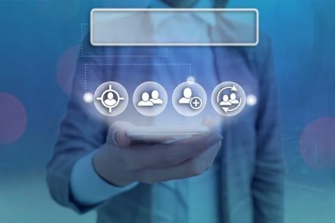 Information Computerization With Infographic Elements And Flat Icons. Latest 库存照片