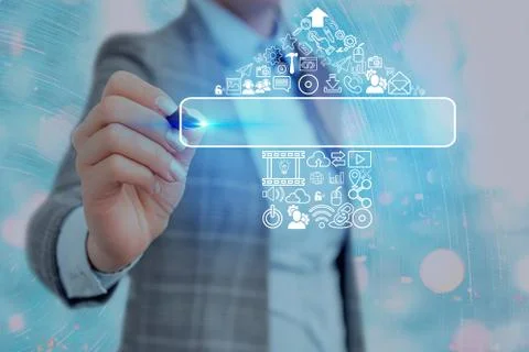 Information Computerization With Infographic Elements And Flat Icons. Latest 库存照片