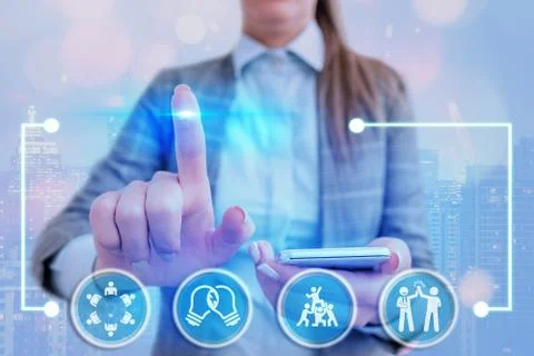 Information Computerization With Infographic Elements And Flat Icons. Latest 库存照片