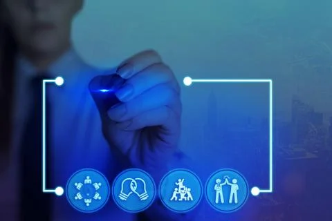 Information Computerization With Infographic Elements And Flat Icons. Latest 库存照片