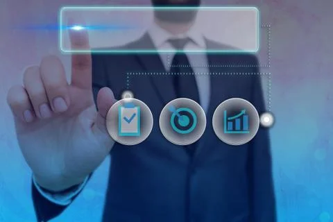 Information Computerization With Infographic Elements And Flat Icons. Latest 库存照片