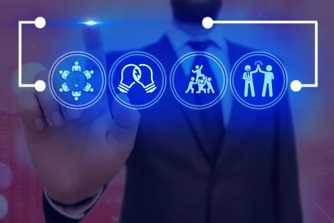 Information Computerization With Infographic Elements And Flat Icons. Latest 库存照片