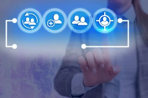 Information Computerization With Infographic Elements And Flat Icons. Latest Foto stock