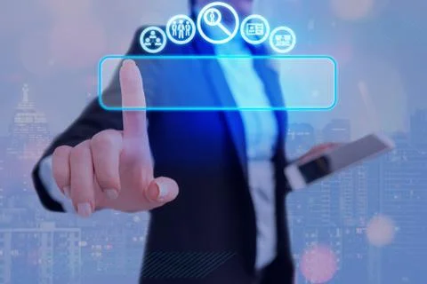 Information Computerization With Infographic Elements And Flat Icons. Latest 스톡 사진