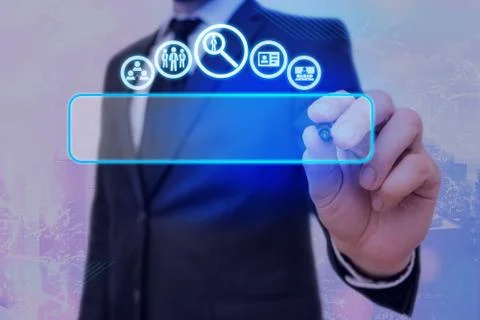 Information Computerization With Infographic Elements And Flat Icons. Latest 库存照片