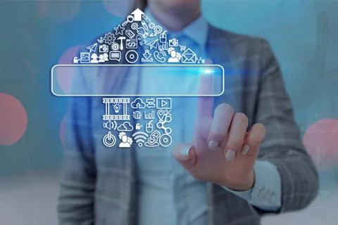 Information Computerization With Infographic Elements And Flat Icons. Latest 库存照片