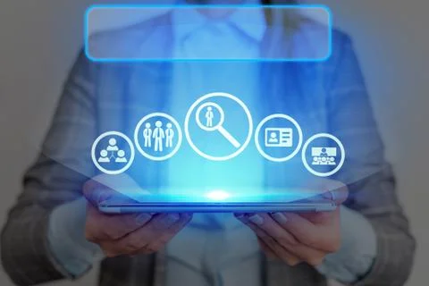 Information Computerization With Infographic Elements And Flat Icons. Latest 库存照片