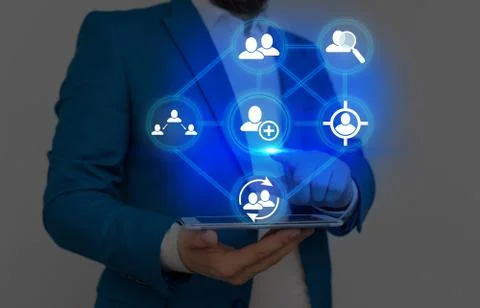 Information Computerization With Infographic Elements And Flat Icons. Latest 库存照片