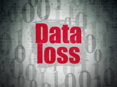 Information concept: Data Loss on Digital Data Paper background Stock Illustration