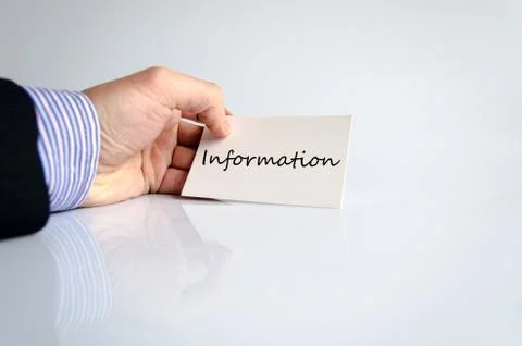 Information Concept Stock Photos