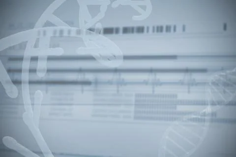 Information data of dna Foto stock