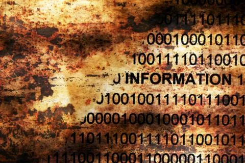 Information data on grunge background Stock Photos