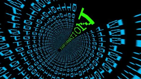 Information data tunnel 스톡 일러스트