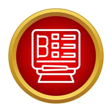 Information desk icon displaying options and choices イラスト素材