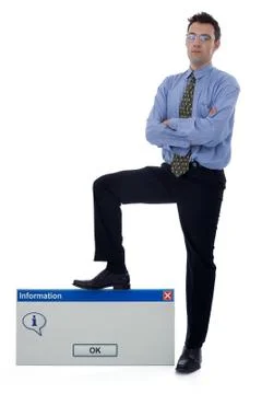 Information dialog Stock Photos