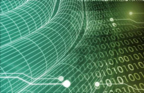 Information exchange Stock Illustration