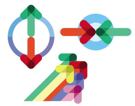Information exchange symbol, concept Stock Illustration