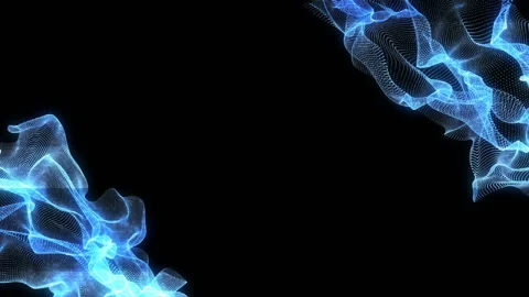 Information fields. data transmission. holographic series. place for the text Stock Footage 86284279