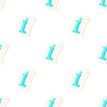 Information file pattern seamless vector Illustrazione stock