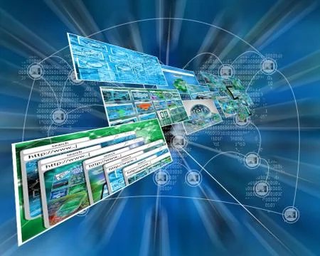 Information flow イラスト素材