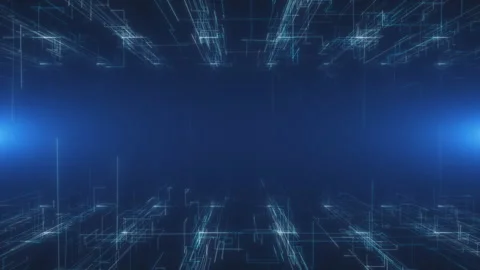 Information flows through lines of communication 9 Stock Footage 231347936