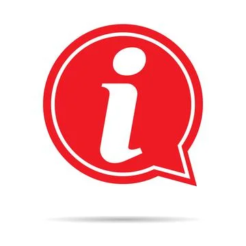 Information help icon, helpdesk info bubble desk. Vector sing isolated on whi Illustrazione stock