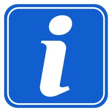 Information help icon,  info bubble desk. Vector sing isolated on white backg Illustrazione stock