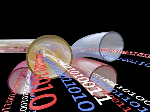Information highway; artwork Stock Illustration