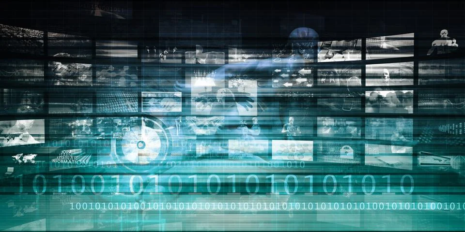 Information Highway Stock Illustration