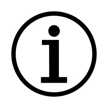 Information icon. Flat design style Stock Illustration