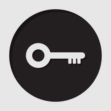 Information icon - key Stock Illustration