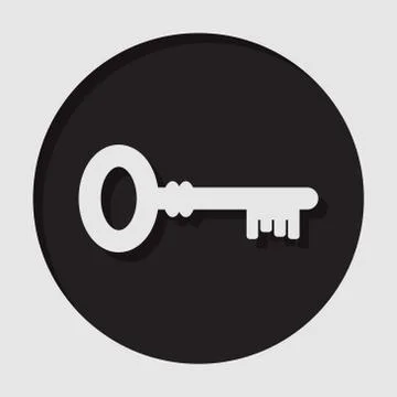 Information icon - key Stock Illustration