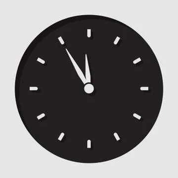 Information icon - last minute clock Stock Illustration