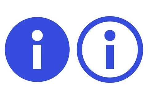 Information icon set. Guides and explanations. Vectors. Stock Illustration