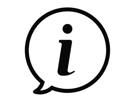 Information Icon vector illustration in flat style isolated on white backgr.. イラスト素材