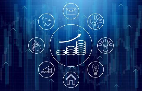 Information icons. Stock vector. Graphs and stylized tables for backgrounds Stock Illustration