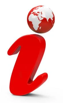 The information Illustrazione stock