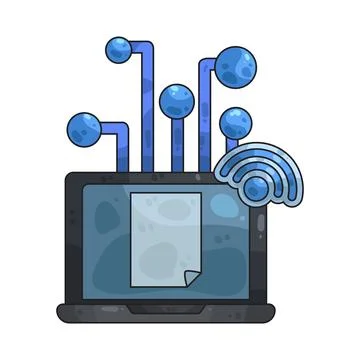 Information illustration Illustrazione stock