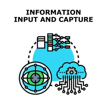Information input and capture process automation technology Stock Illustration