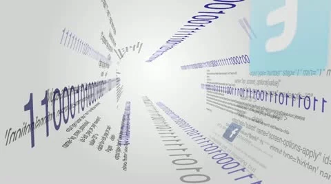Information on the internet Stock Footage