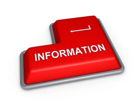 Information keyboard button Stock Illustration