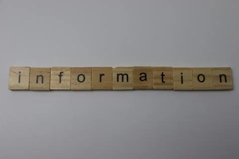 Information Letters Stock-Fotos