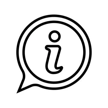 Information line icon vector illustration Stock Illustration