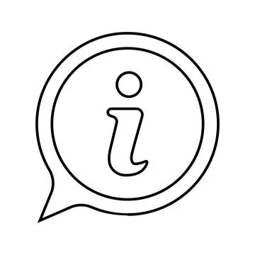 Information line icon vector illustration Illustrazione stock