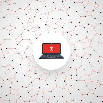 Information Loss, Vulnerability, IT Security, Threat Protection Concept Stock Illustration