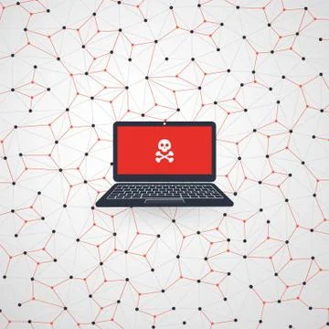 Information Loss, Vulnerability, IT Security, Threat Protection Concept Stock Illustration