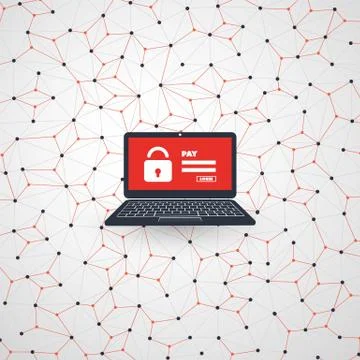 Information Loss, Vulnerability, IT Security, Threat Protection Concept Stock Illustration