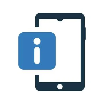 Information Mobile Apps Icon. Stock Illustration