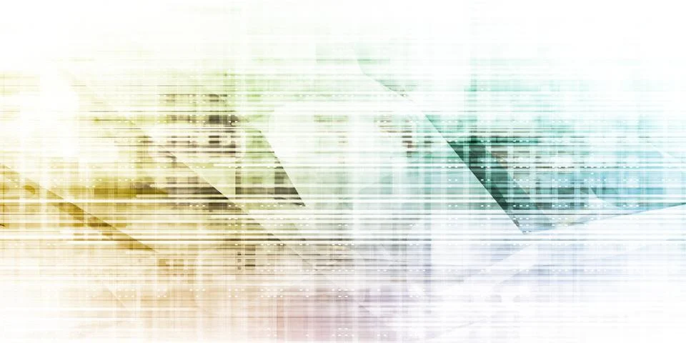 Information Network Illustrazione stock