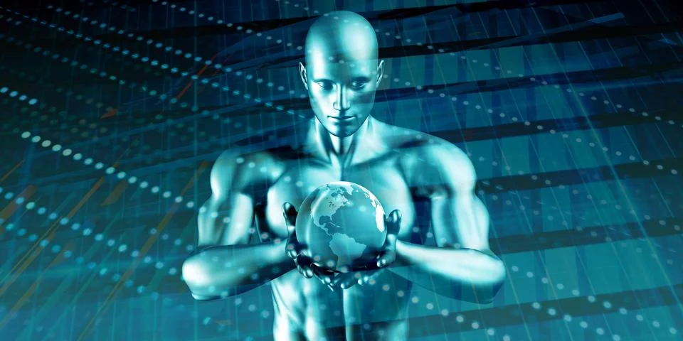 Information Network 스톡 일러스트